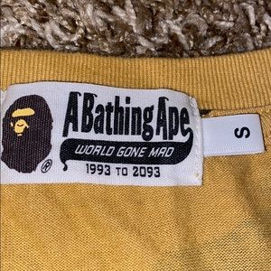 BAPE 1st Camo College Tee Green
